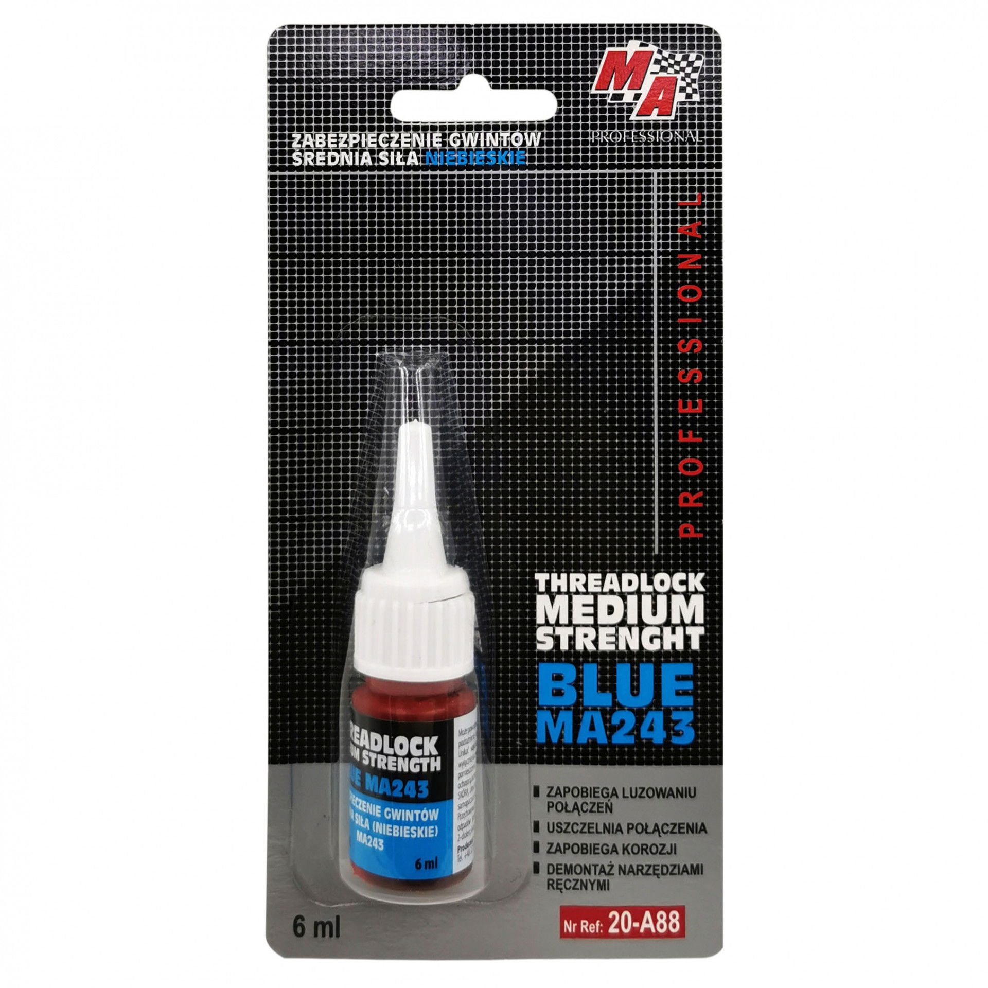 MOJE AUTO MA243 Oldható Menetrögzítő 6ml termék fő termékképe