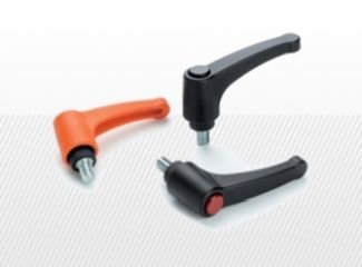 Műanyag Szorító Kar A583 043/051 mm Csavar M6*20 mm Fekete Rozsdamentes termék fő termékképe
