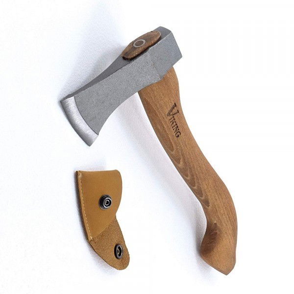 MUTA Viking Kemping Balta 0,3 kg Fa Nyél Bőr Élvédő termék fő termékképe