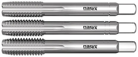 NAREX-ZD Kézi Menetfúró Készlet M12  3 Lépéses DIN352 HSS termék fő termékképe