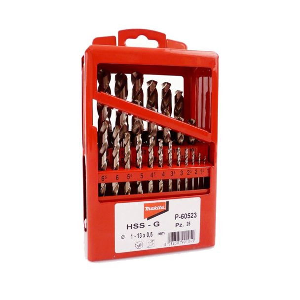 Makita HSS-G fémfúrókészlet 25 db-os termék fő termékképe