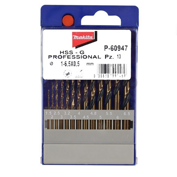 Makita HSS-G fémfúrókészlet 13 db-os termék fő termékképe