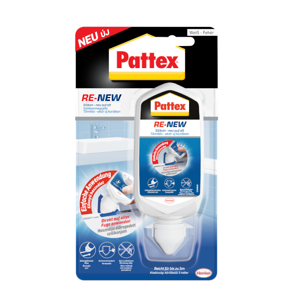 Pattex Re-New Tubusos Szilikon 80 ml termék fő termékképe