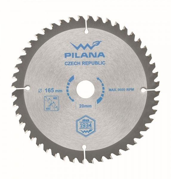 Pilana Vídialapkás Körfűrészkorong, 165*20 mm, Z48 termék fő termékképe