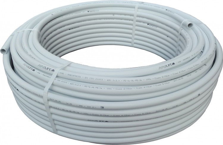 Ötrétegű MTech (200m-es) PE-RT/Alu/PE-RT alubetétes cső termék fő termékképe