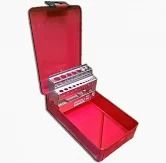 Fémcsigafúró Tartó Doboz Piros Fém 19 db 1-10 mm termék fő termékképe