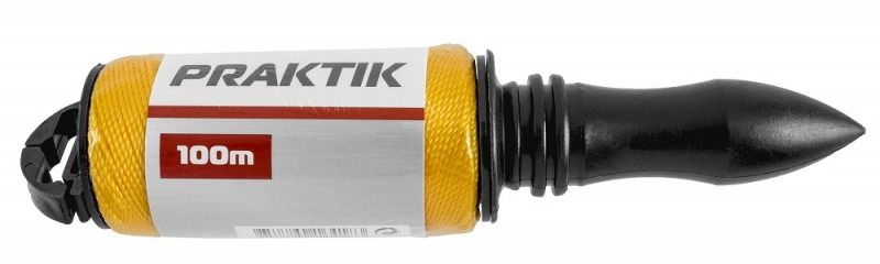PRAKTIK Kőműves Zsinór, Nyeles, 100 m, Sárga termék fő termékképe