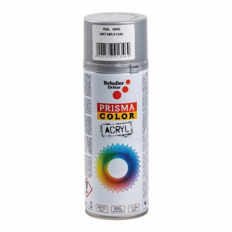 Prisma Color Acryl Festék Spray 400 ml RAL  9006 Ezüst Szürke termék fő termékképe