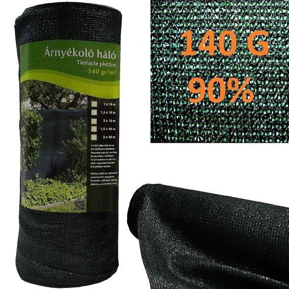 Árnyékoló háló 1,5*10 m 09 Sűrű Zöld termék fő termékképe