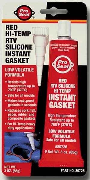 ProSeal Tömítő Paszta 10-042 Piros Szilikon 85 g Rugalmas Gasket termék fő termékképe