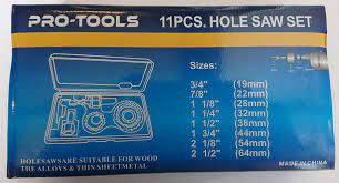 PRO-TOOLS Körkivágó Készlet 11 Részes 19-64 mm Fához termék fő termékképe