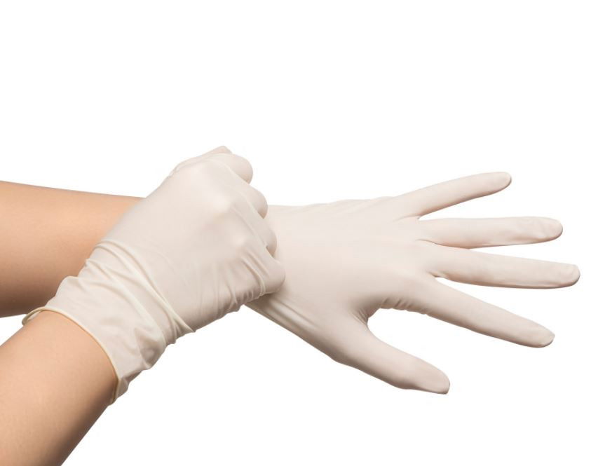 SEMPERMED Sempercare  Edition LOF Egyszer Használatos Latex Kesztyű Púdermentes 100 db termék fő termékképe