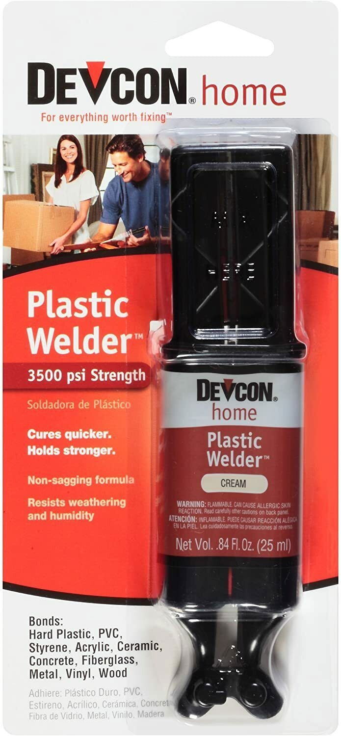 Devcon Home Plastic Welder Kétkomponensű Ragasztó, Krémszínű  25 ml termék fő termékképe