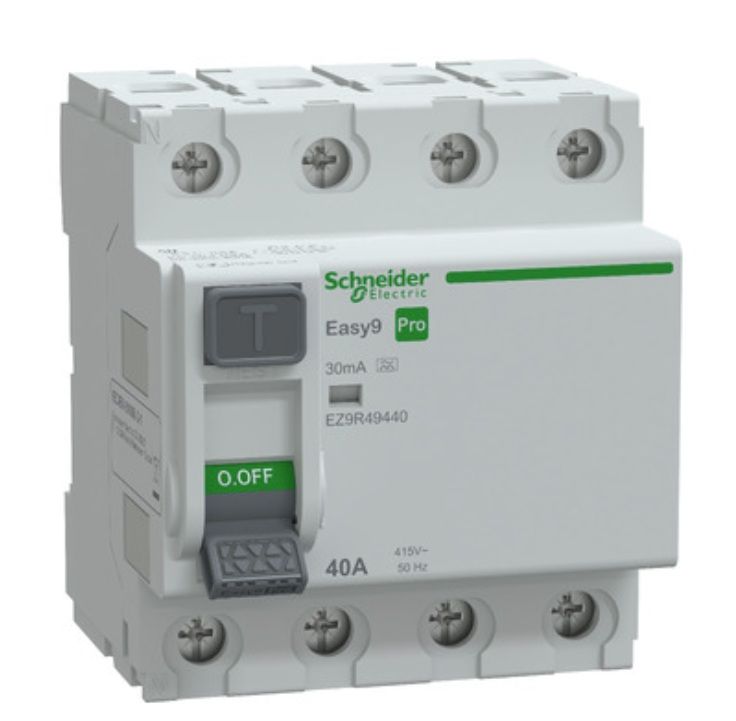 EASY9 PRO Áram-Védőkapcsoló, A Osztályú, 4P,  40A, 30mA  EZ9R49440 Fi-Relé termék fő termékképe