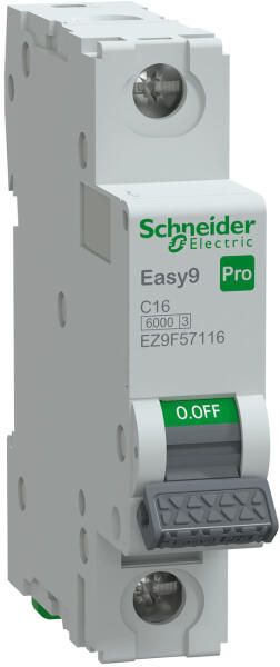 Schneider Kismegszaktó, 1C, 16A, 6kA, EASY9 PRO EZ9F57116 termék fő termékképe