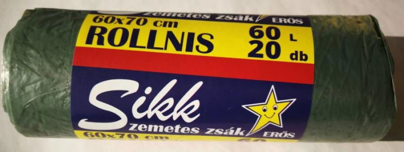 Sikk Extra Erős Szemeteszsák 160L 10db-os termék fő termékképe