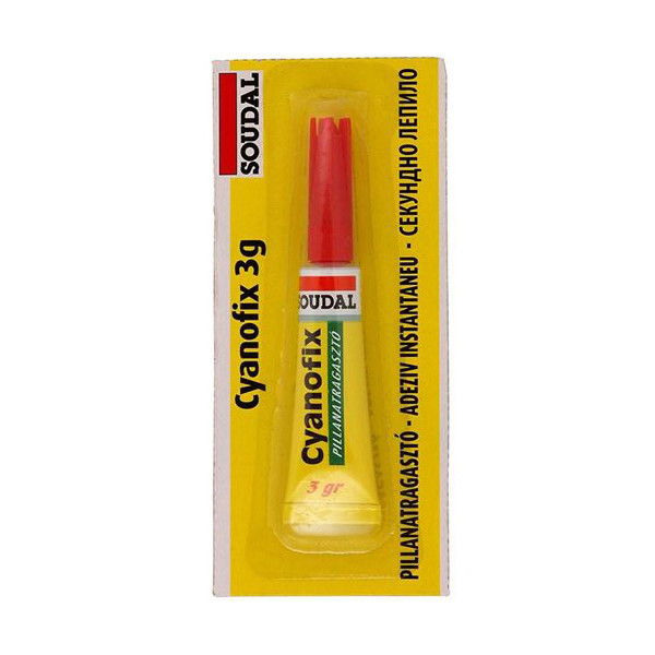 Soudal Pillanatragasztó Cyanofix 3g termék fő termékképe