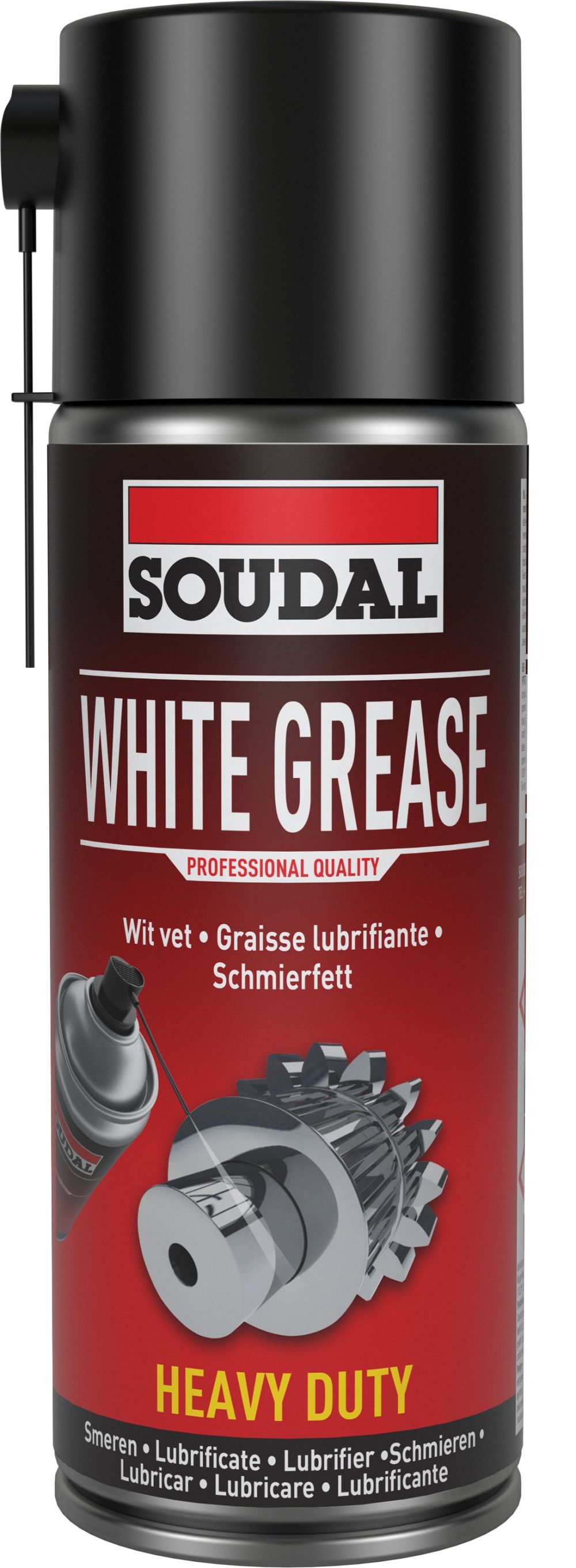 Soudal Fehér Zsírzó Spray 400 ml (34031980) Teflonos Lítiumos termék fő termékképe