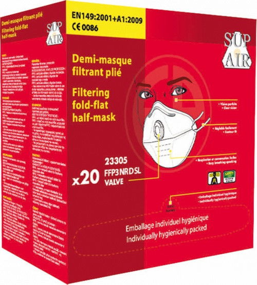 SupAir FFP3 NRDSL Szelepes Pormaszk termék fő termékképe