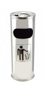 Szemetes Kuka Inox 24 cm   Hamutálas termék fő termékképe