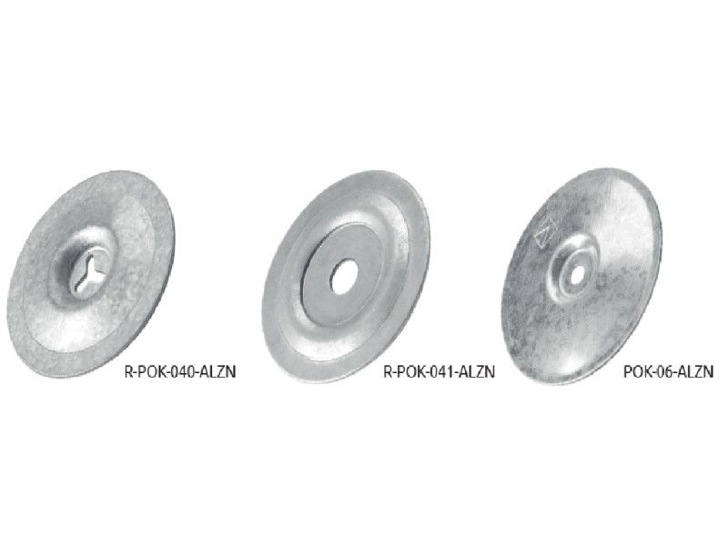 KO POK - 06  Horganyzott Körtárcsa 76 mm Tetőszigetelő Anyag Rögzítő 6,5 mm termék fő termékképe