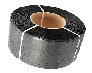 PP Pántszalag fekete kézi 11,5*0,5mm / 250-160mm 2400m/tekercs termék fő termékképe