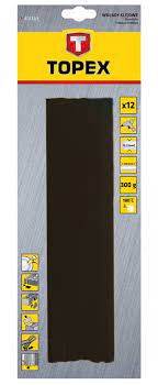 TOPEX Ragasztópatron 12db Fekete termék fő termékképe