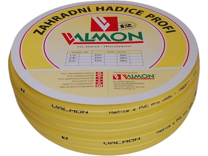 VALMON Locsoló tömlő cseh sárga *BONTOTT termék fő termékképe
