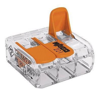 WAGO Vezetékösszekötő Oldható Kicsi (4 mm2) termék fő termékképe