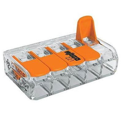 WAGO Vezetékösszekötő Oldható Kicsi (4 mm2) termék fő termékképe