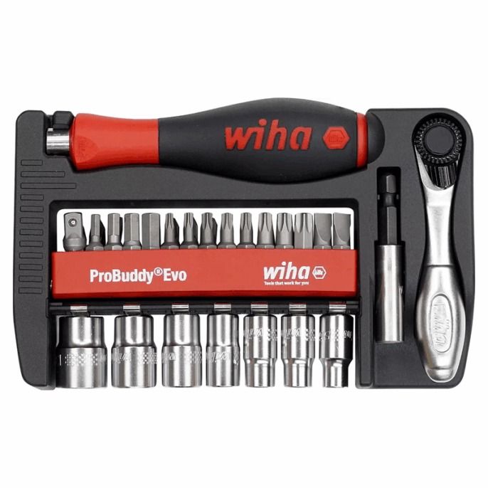 Wiha Pro Buddy M EVO Dugókulcs és Behajtóhegy Készlet  40 Részes 1/4"  5,5-13 mm termék fő termékképe