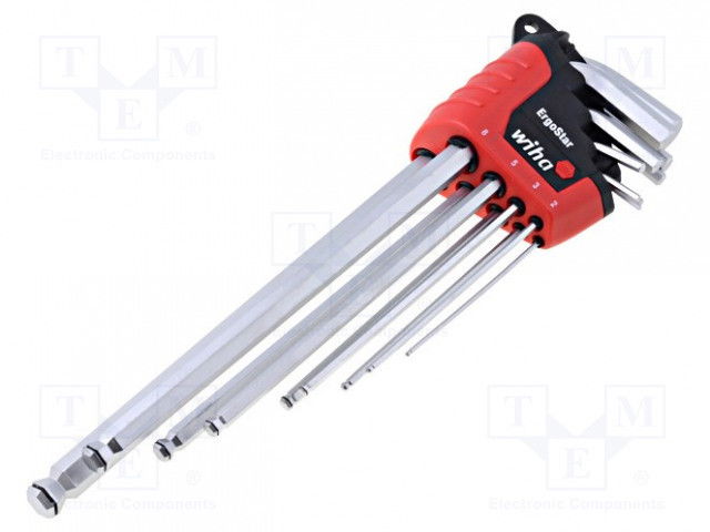 Wiha Imbuszkészlet 1,5-10 Gömbvégű Gyűrűs termék fő termékképe