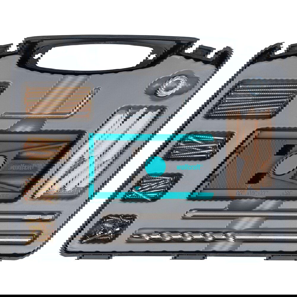 Wolfcraft Undercover Jig Csavarozókészlet Rejtett Csavarkötéshez PZ 55 Részes Kofferben T Sarkokhoz és Felületi Csatlakozásokhoz termék fő termékképe