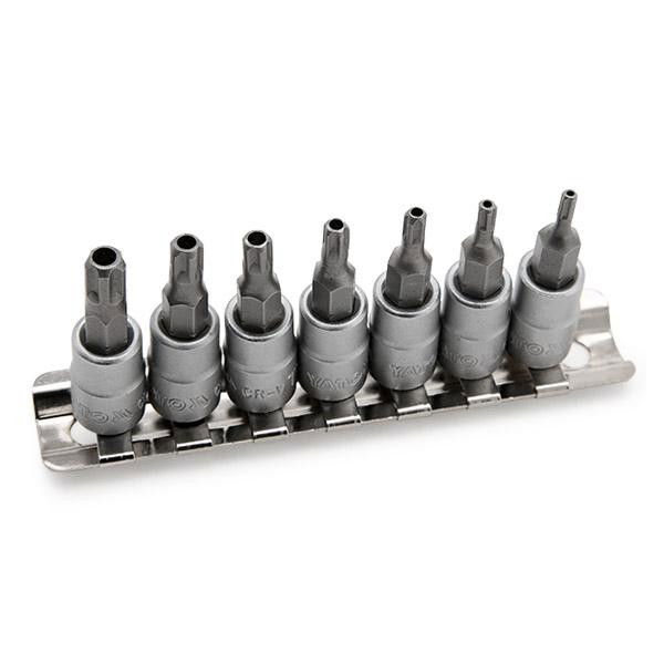 YATO Rátűzőkulcs Készlet 1/4"  (6,3 mm)  Torx (TS10-TS40) 7 db CrV termék fő termékképe