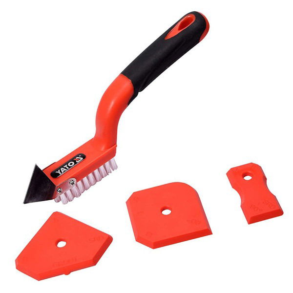 YATO Szilikon Fuga kaparó, eltávolitó és lehúzó készlet 4 db-os termék fő termékképe