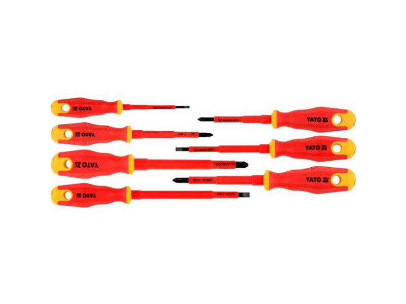YATO 7 részes csavarhúzókészlet 1000 V szigetelt termék fő termékképe