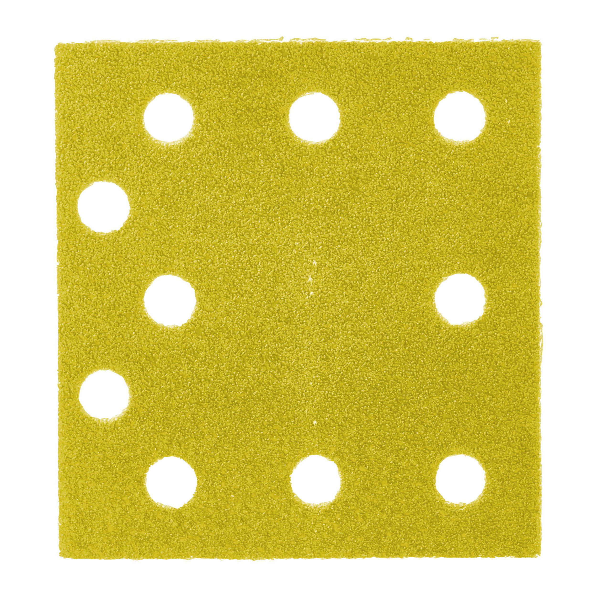 Milwaukee HP tépőzáras csiszolólap, 115x107 mm, 10 lyukú, 240-es finomság, 10 db/csomag termék fő termékképe