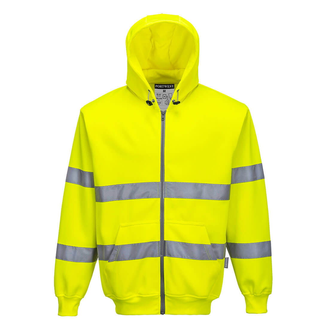 Portwest B305 - Hi-Vis zippzáras pulóver, sárga termék fő termékképe